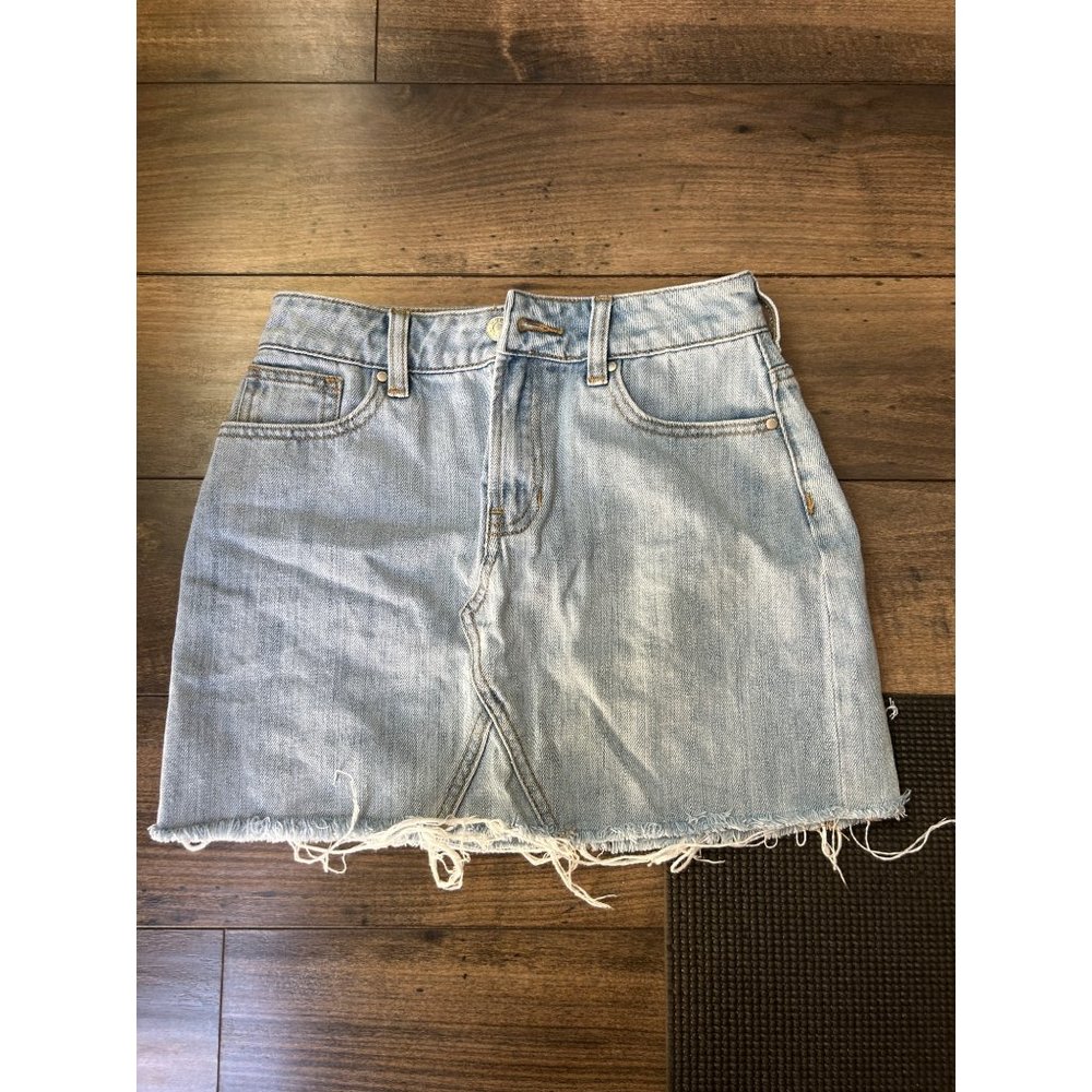 PUCSUN  Denim Jean Skirt Size 23 light blue